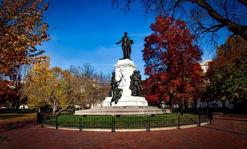 Fall in Lafayette Park, Washington, D.C.