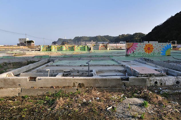 This is what so very many houses all over Tohoku looked like after March 11th, 2011